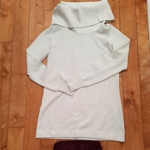 French Connection loose fit cream turtleneck